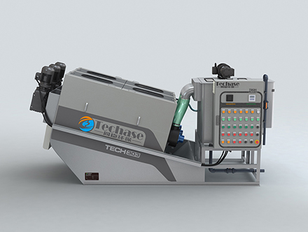 multi plate screw press disidratazione meccanica fanghi con pressa a vite